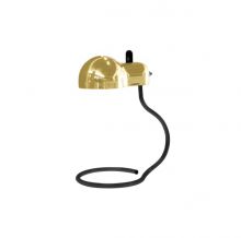 Minitopo lampka biurkowa 1x7W E27 czarno-złota